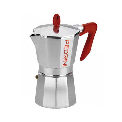 Moka Pedrini Plateada Y Roja