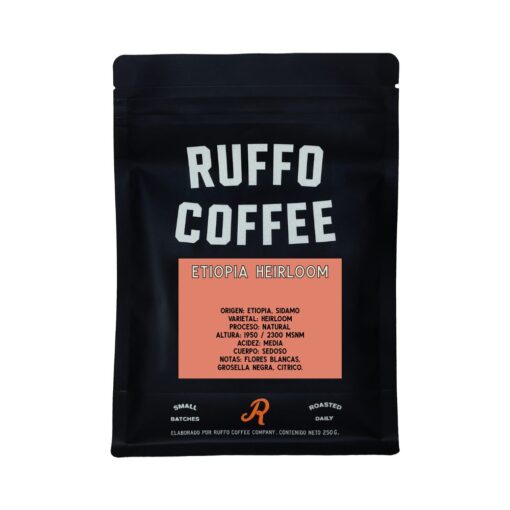 Café Etiopia Heirloom - Tostador Ruffo Coffee
